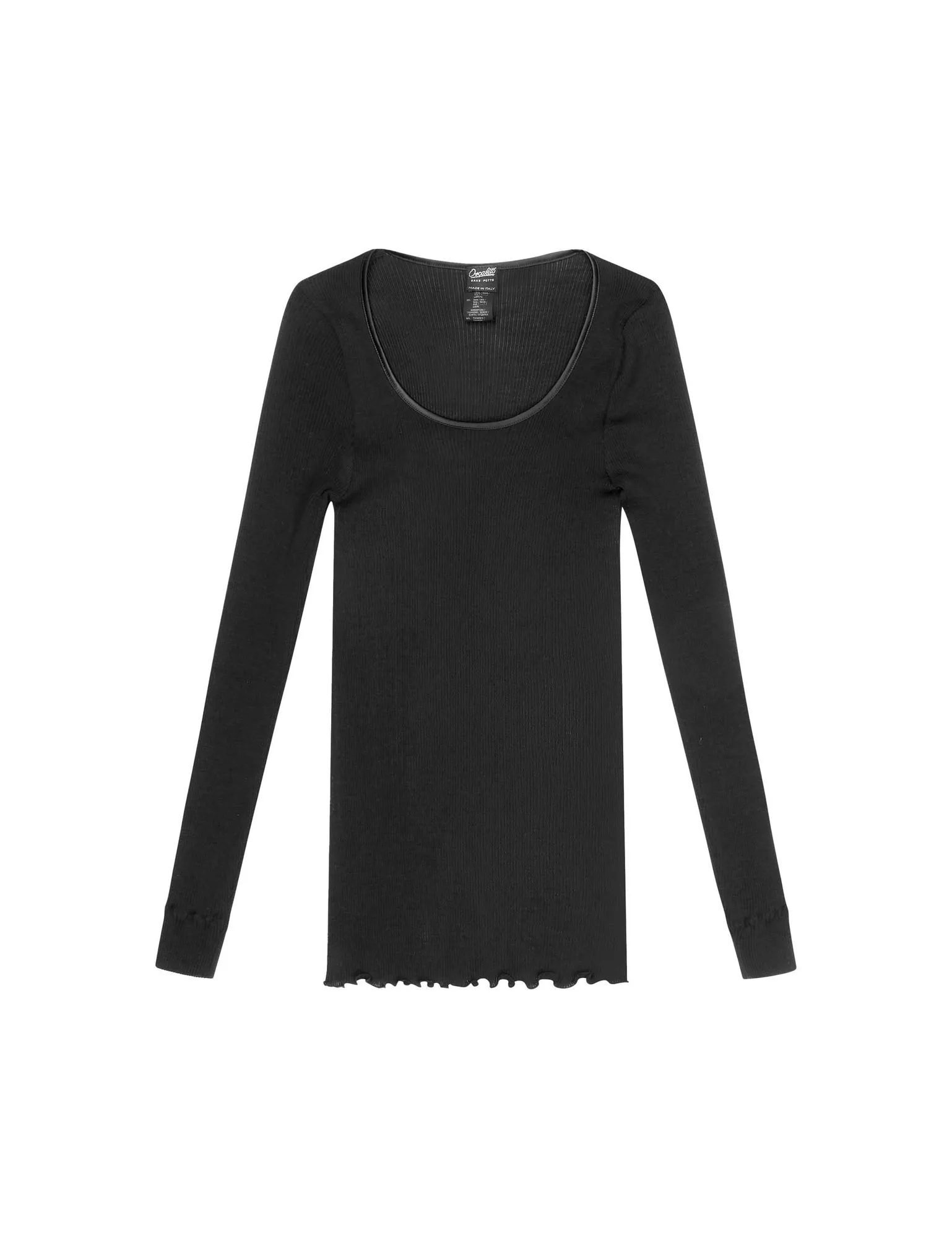 Gisa Oscalito Longsleeve Top — Black