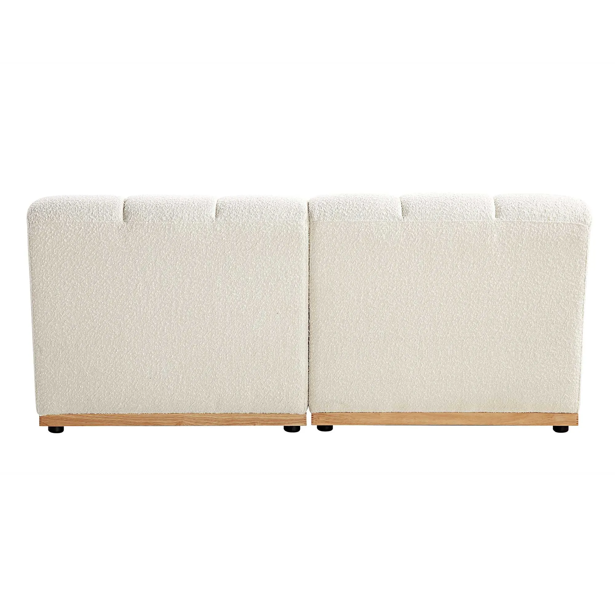 Granvia Ecru Boucle Modular Sofa, 2-Seater Sofa