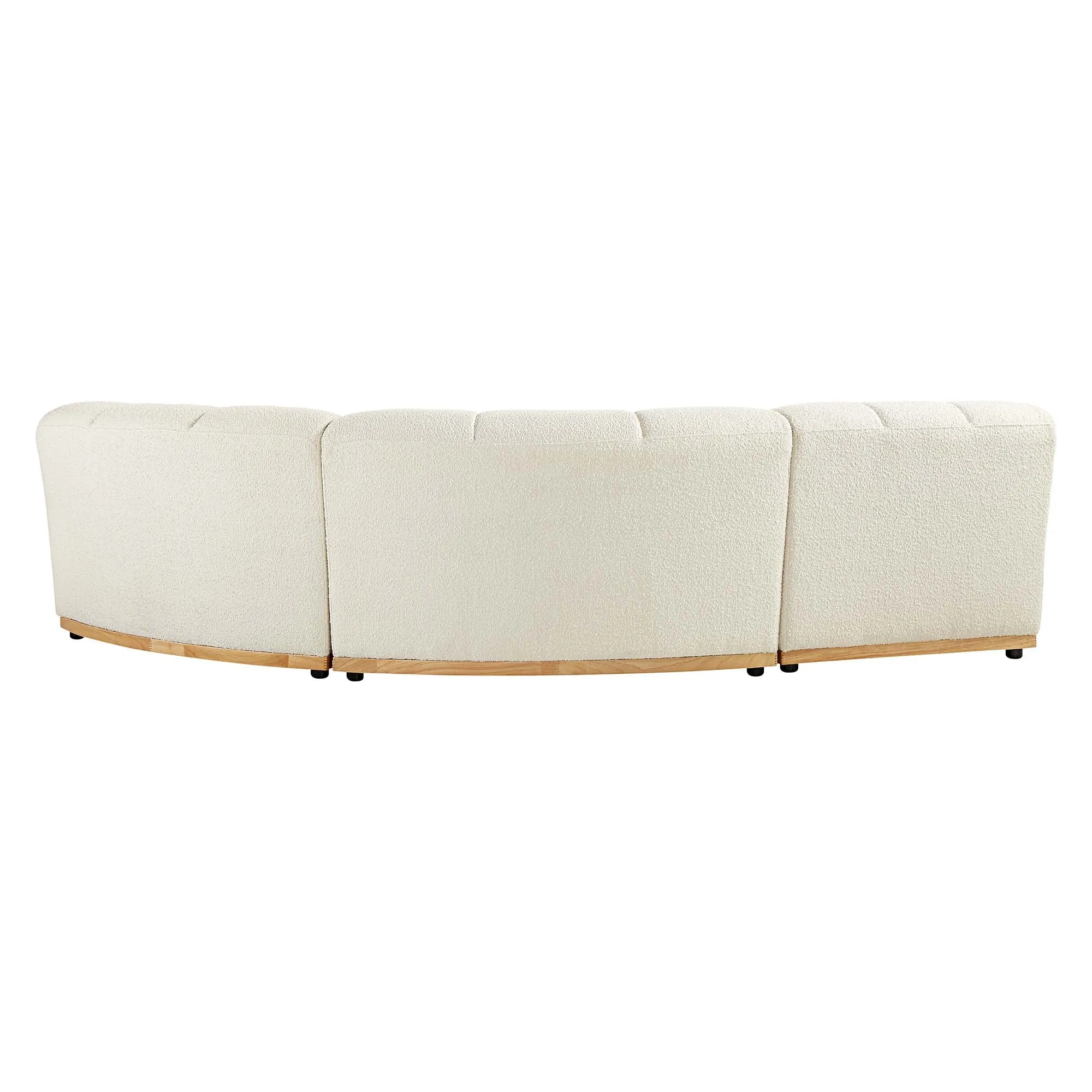 Granvia Ecru Boucle Modular Sofa, 3-Seater L-Shaped Sofa