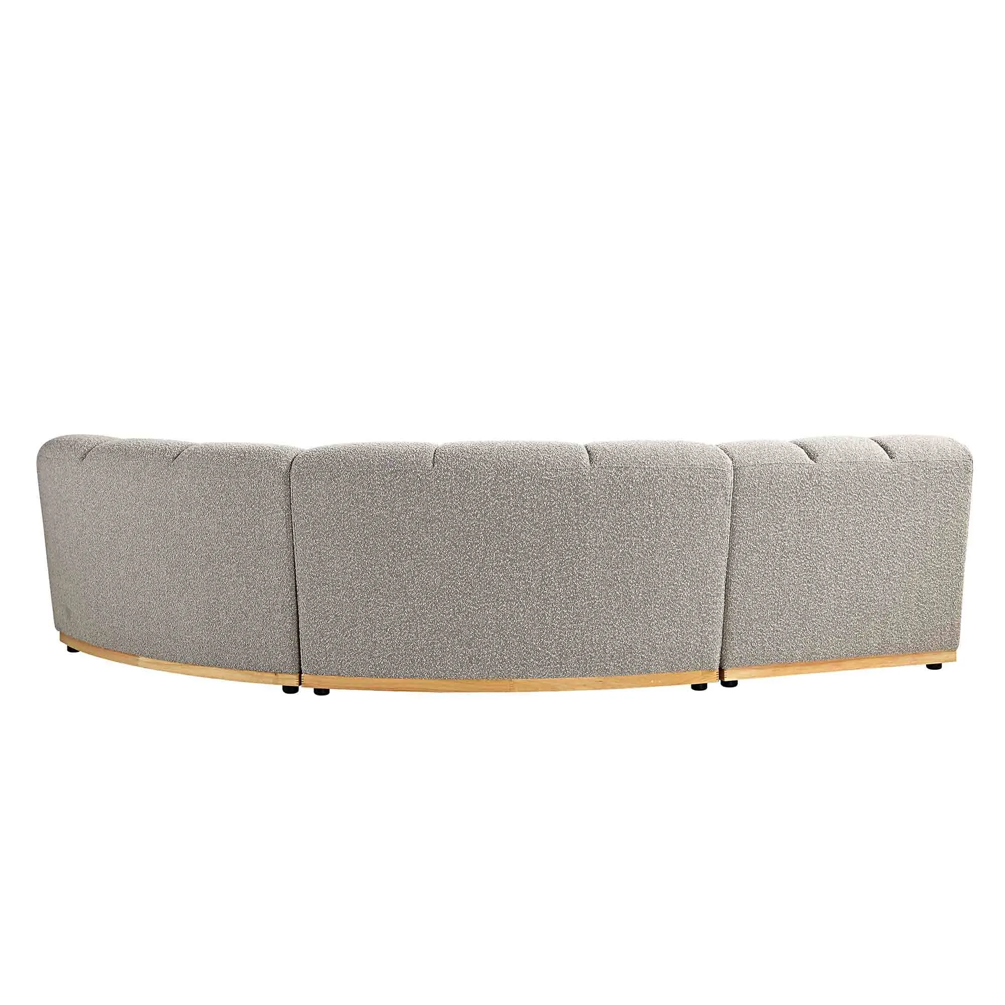 Granvia Taupe Boucle Modular Sofa, 3-Seater L-Shaped Sofa