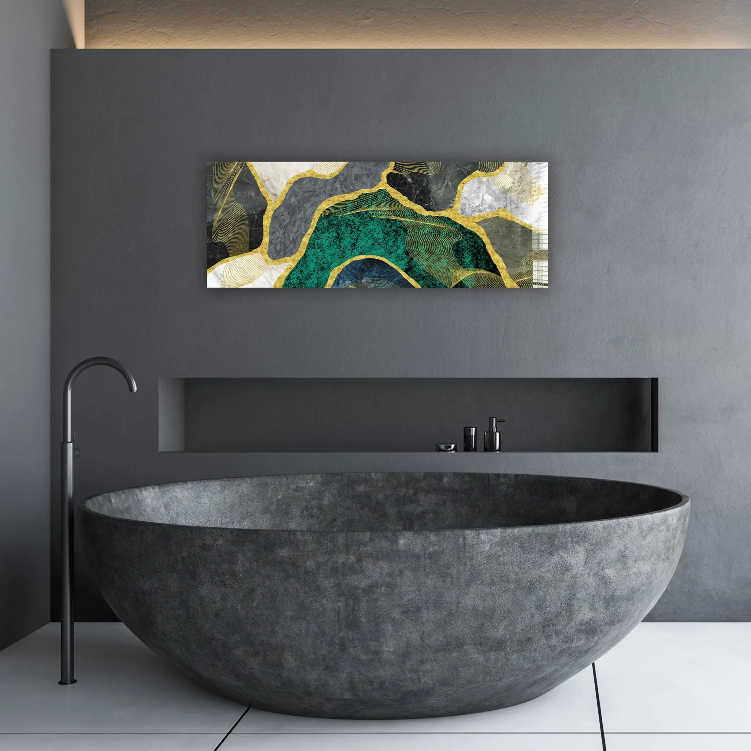 Green Marble Design - Panoramic