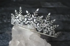 HENRIETTE Simulated Diamond Wedding Crown