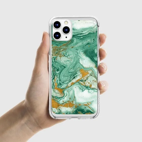 iPhone Case - Green Marble