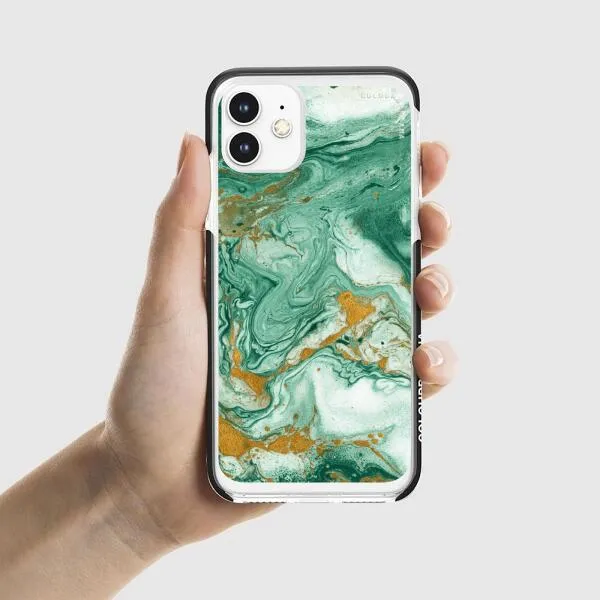 iPhone Case - Green Marble