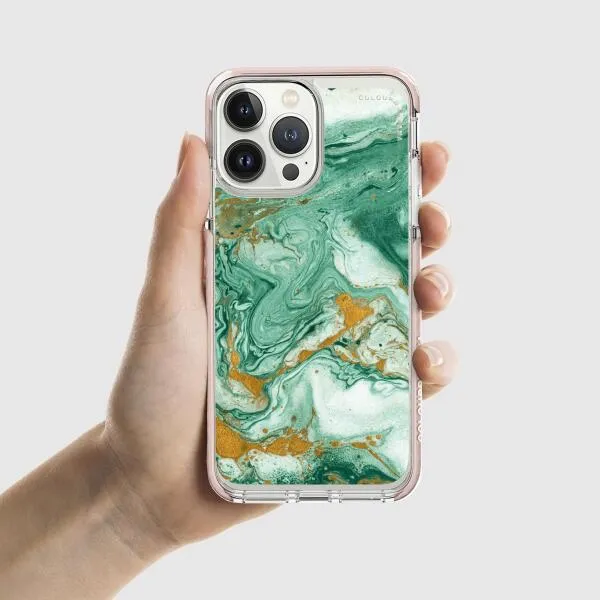 iPhone Case - Green Marble