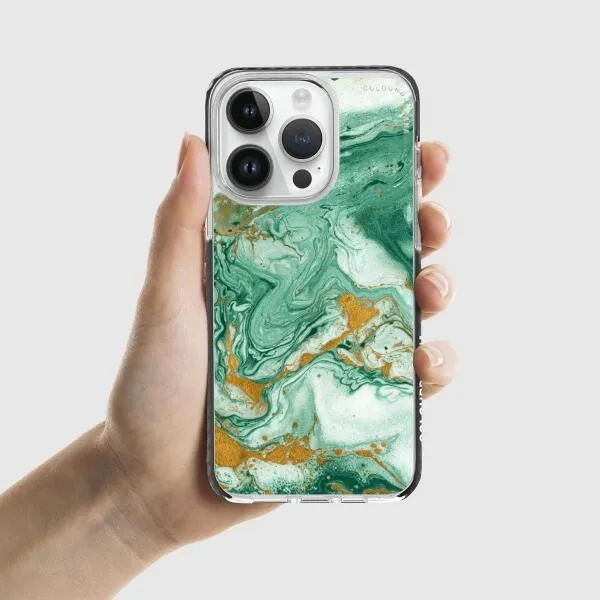 iPhone Case - Green Marble