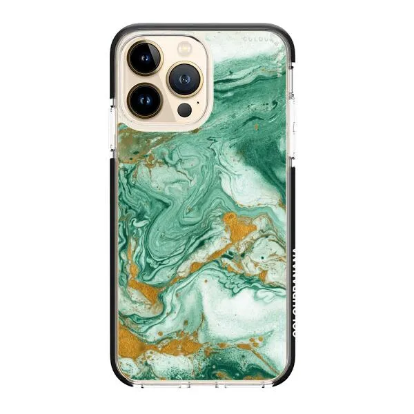 iPhone Case - Green Marble