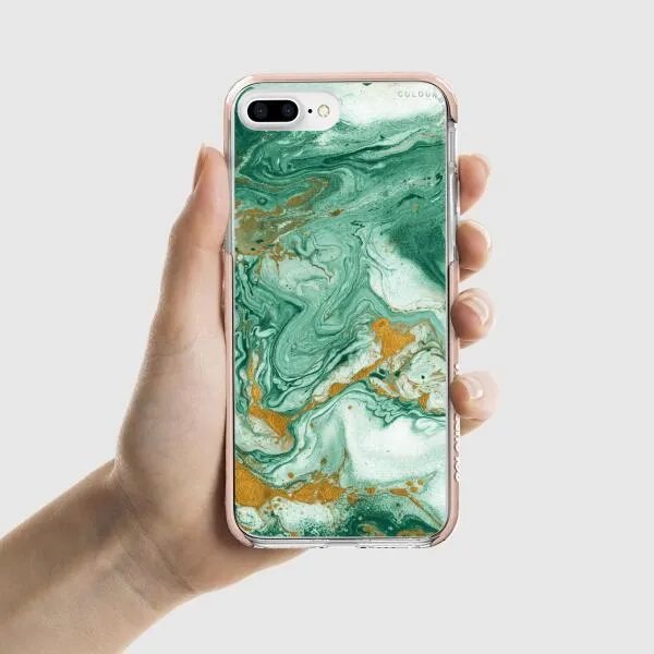 iPhone Case - Green Marble