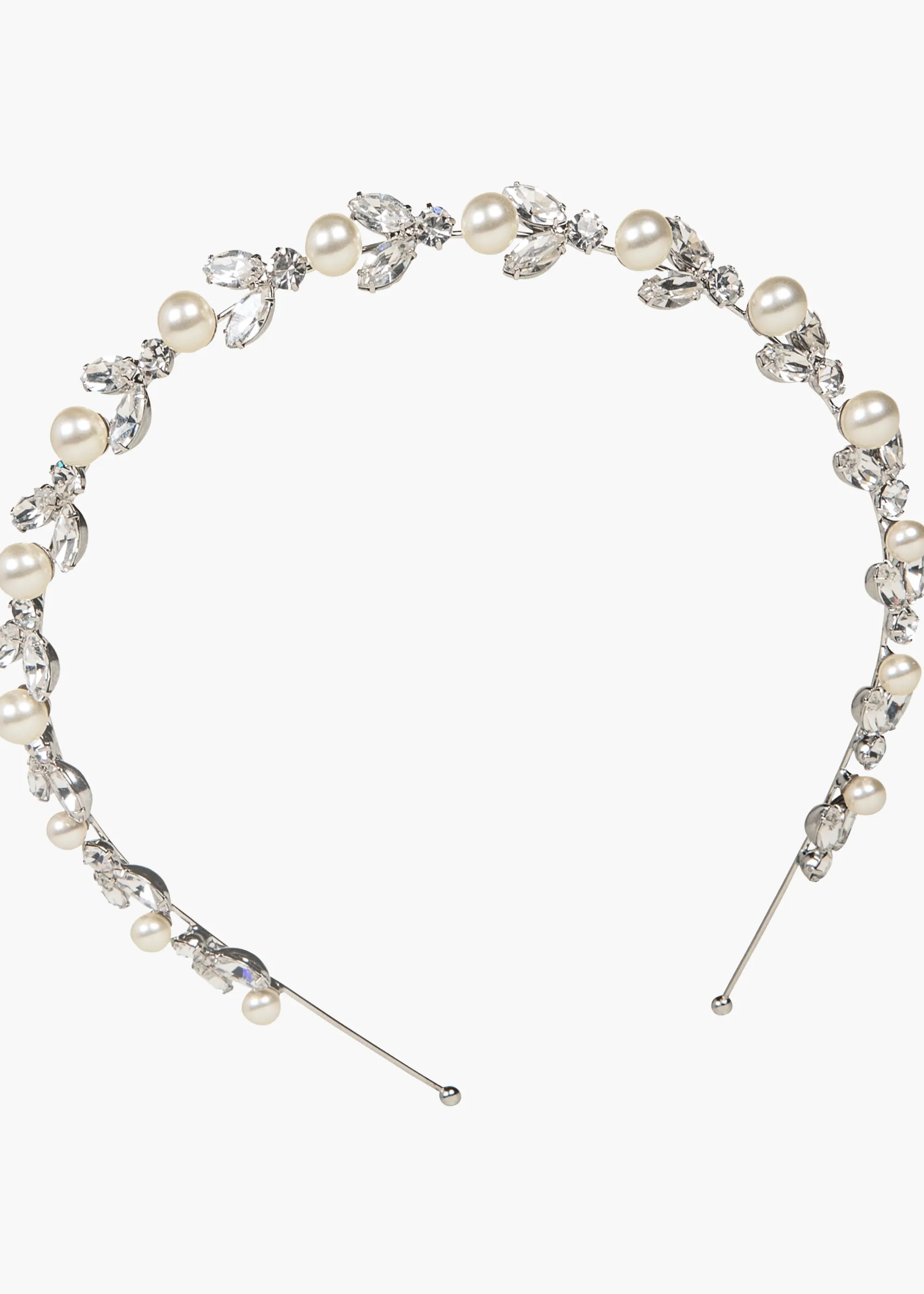 Kamila Headband -- Crystal Pearl