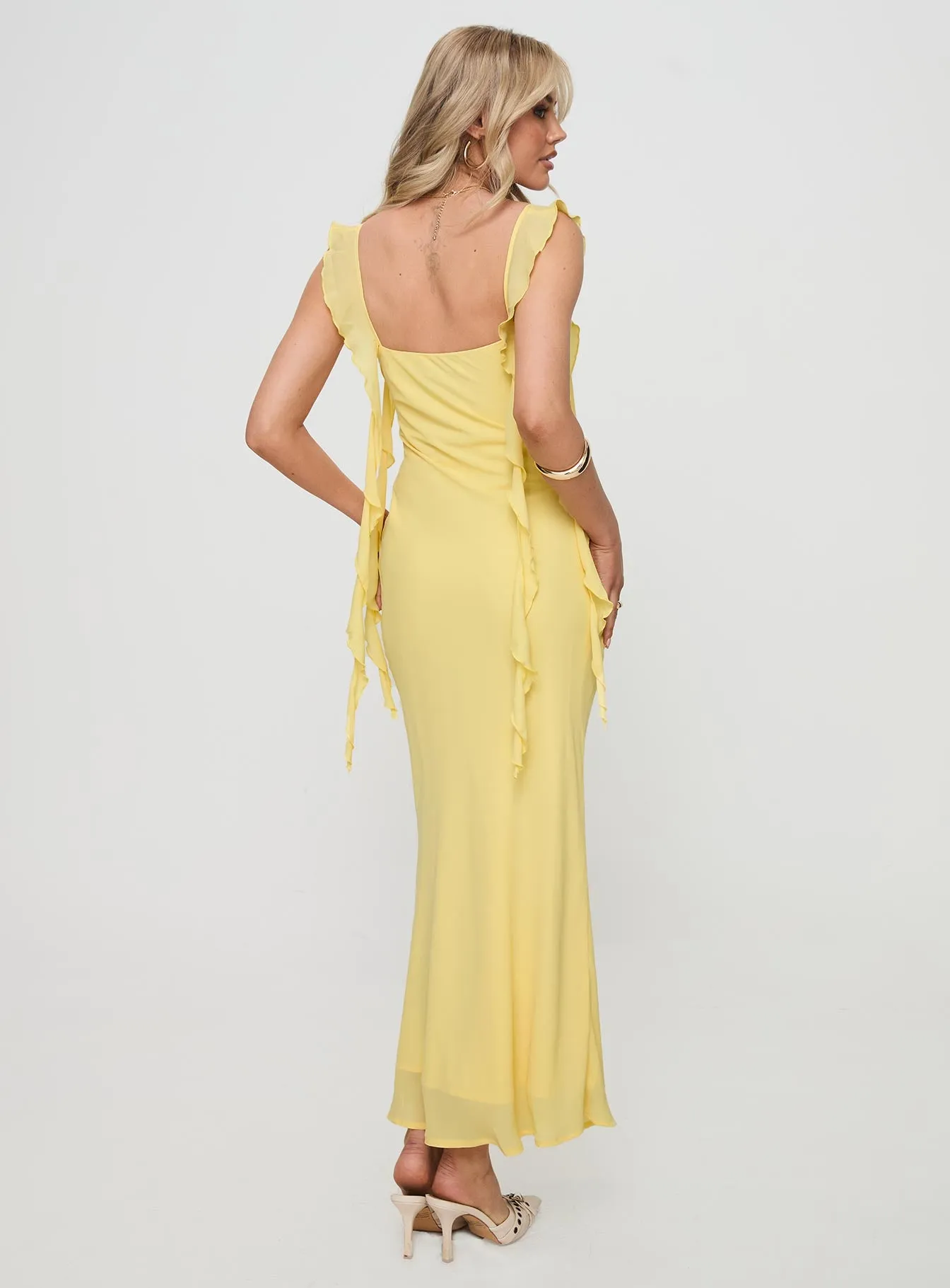 Lanai Maxi Dress Lemon