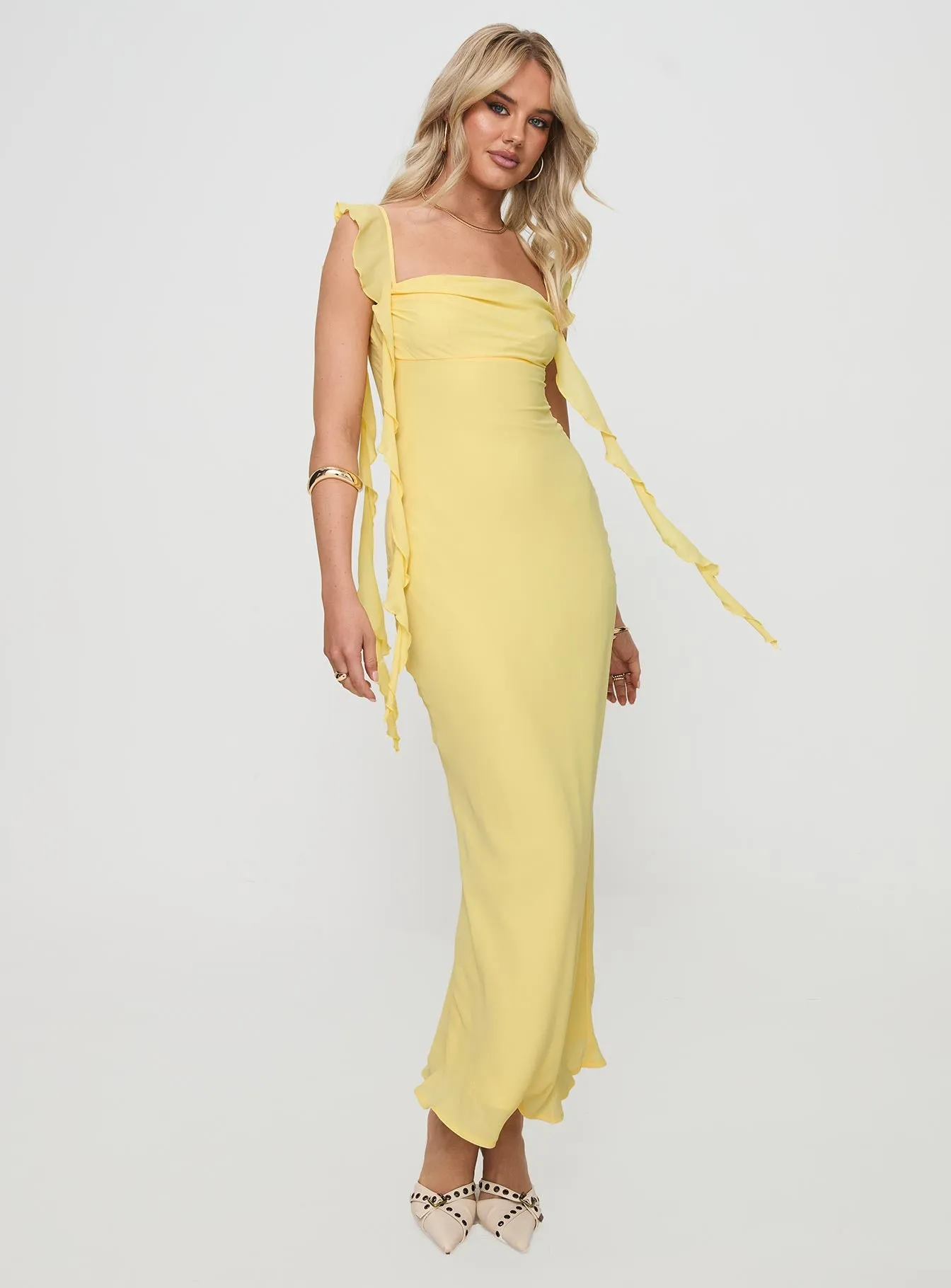 Lanai Maxi Dress Lemon