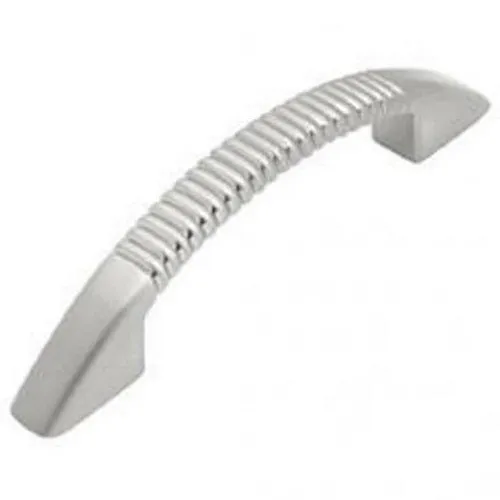 Liberty Contempo P84350-SN Satin Nickel 3 3/4 (96mm)cc Ribbed Cabinet Handle Pull