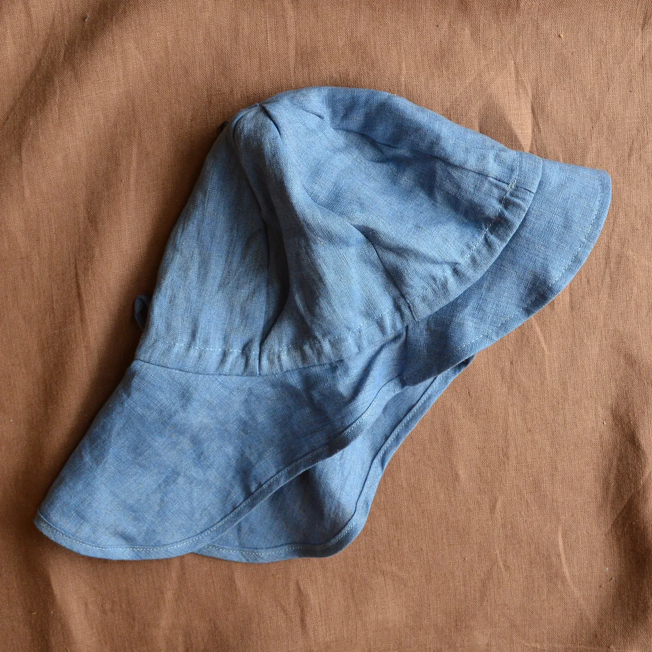 Linen Sun Hat with Neck Protection (Baby-Child) *Last Ones!