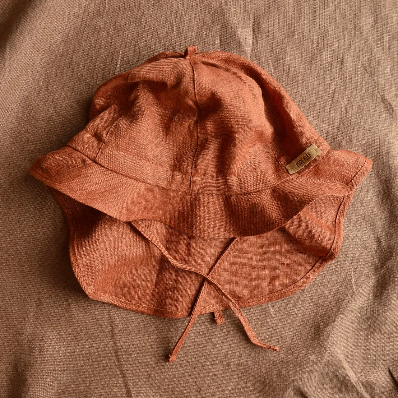 Linen Sun Hat with Neck Protection (Baby-Child) *Last Ones!