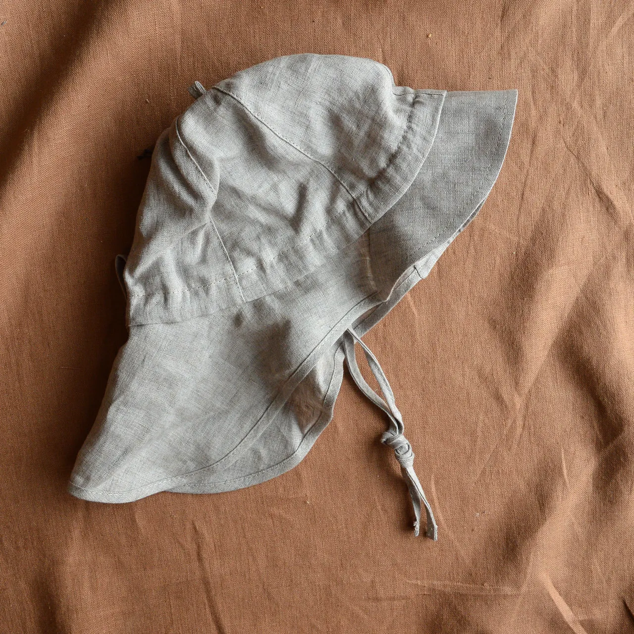 Linen Sun Hat with Neck Protection (Baby-Child) *Last Ones!