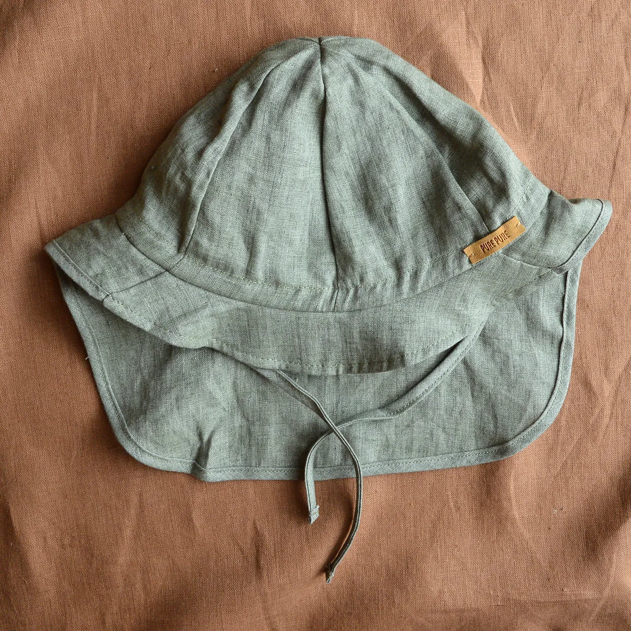 Linen Sun Hat with Neck Protection (Baby-Child) *Last Ones!