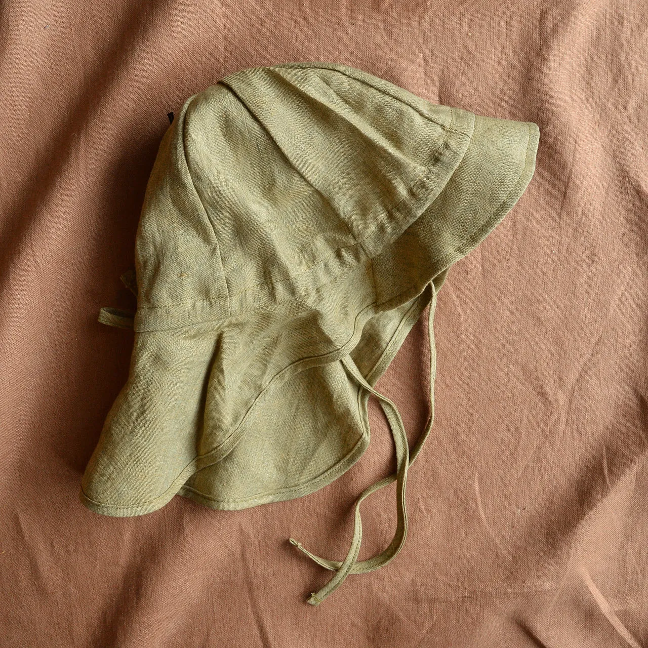 Linen Sun Hat with Neck Protection (Baby-Child) *Last Ones!