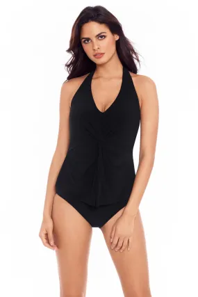 MAGICSUIT 
Magicsuit Twister Solid Mallory Top 6009951 Black