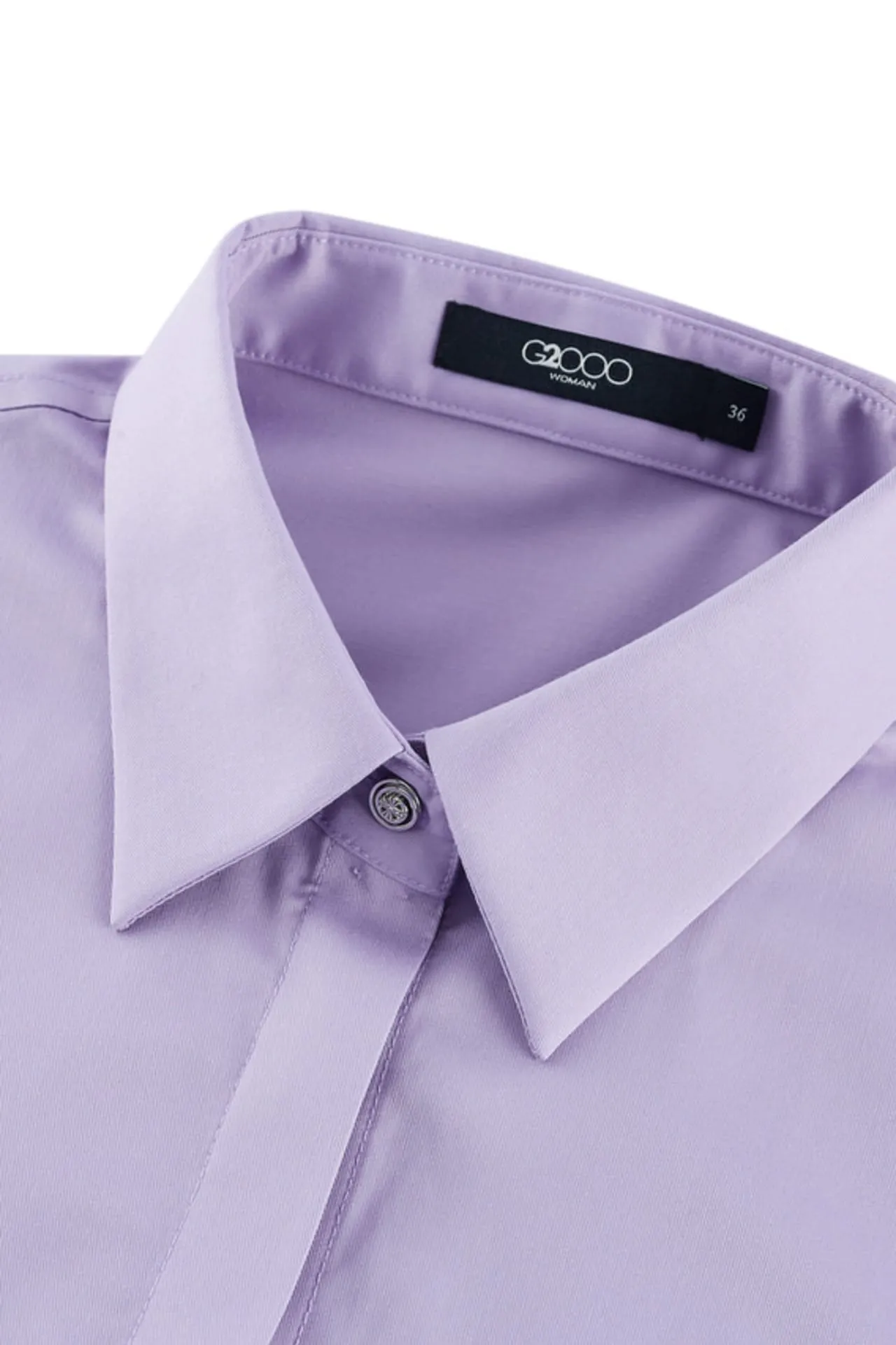 Modal Spandex Twill Shirt with Detachable Tie