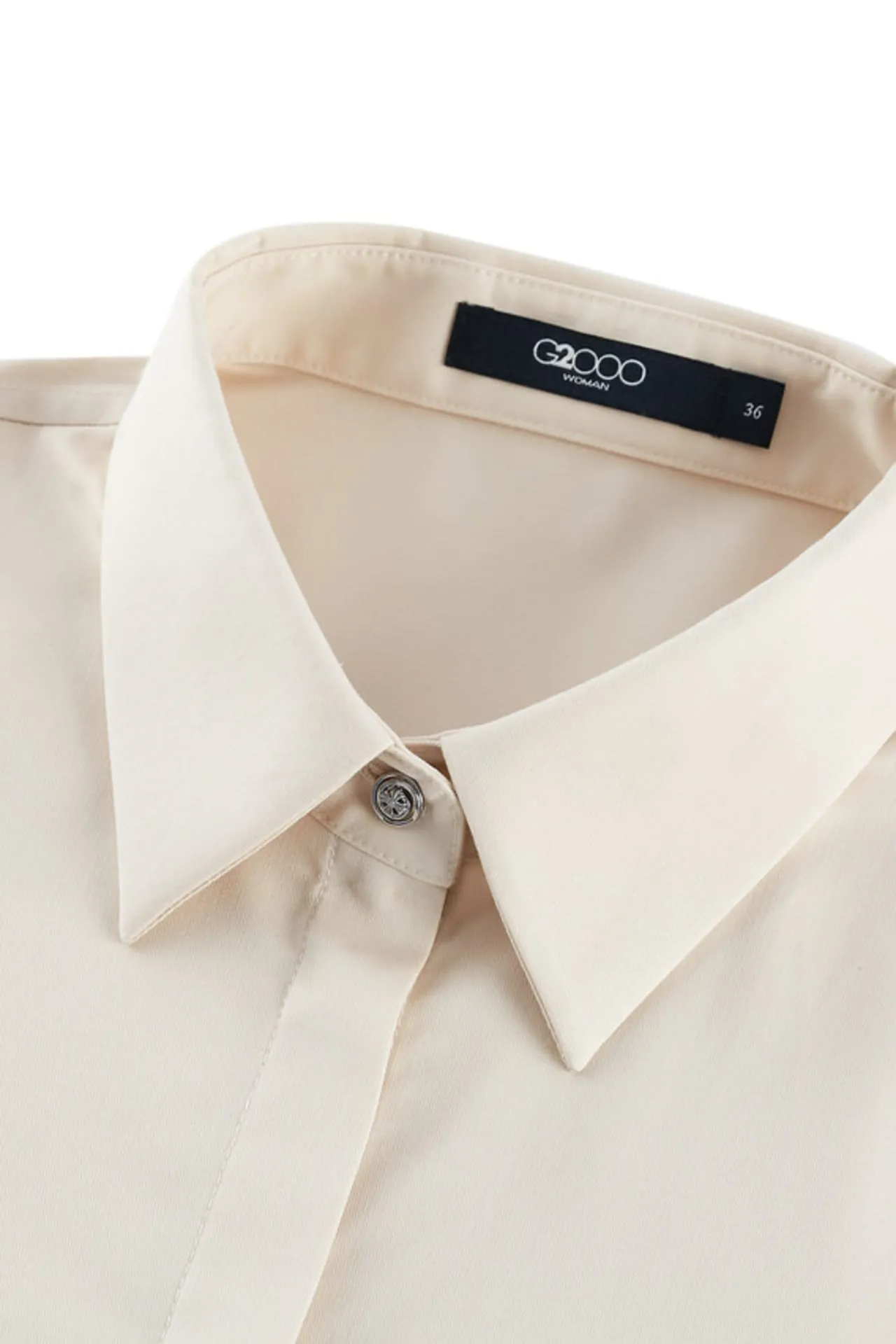 Modal Spandex Twill Shirt with Detachable Tie