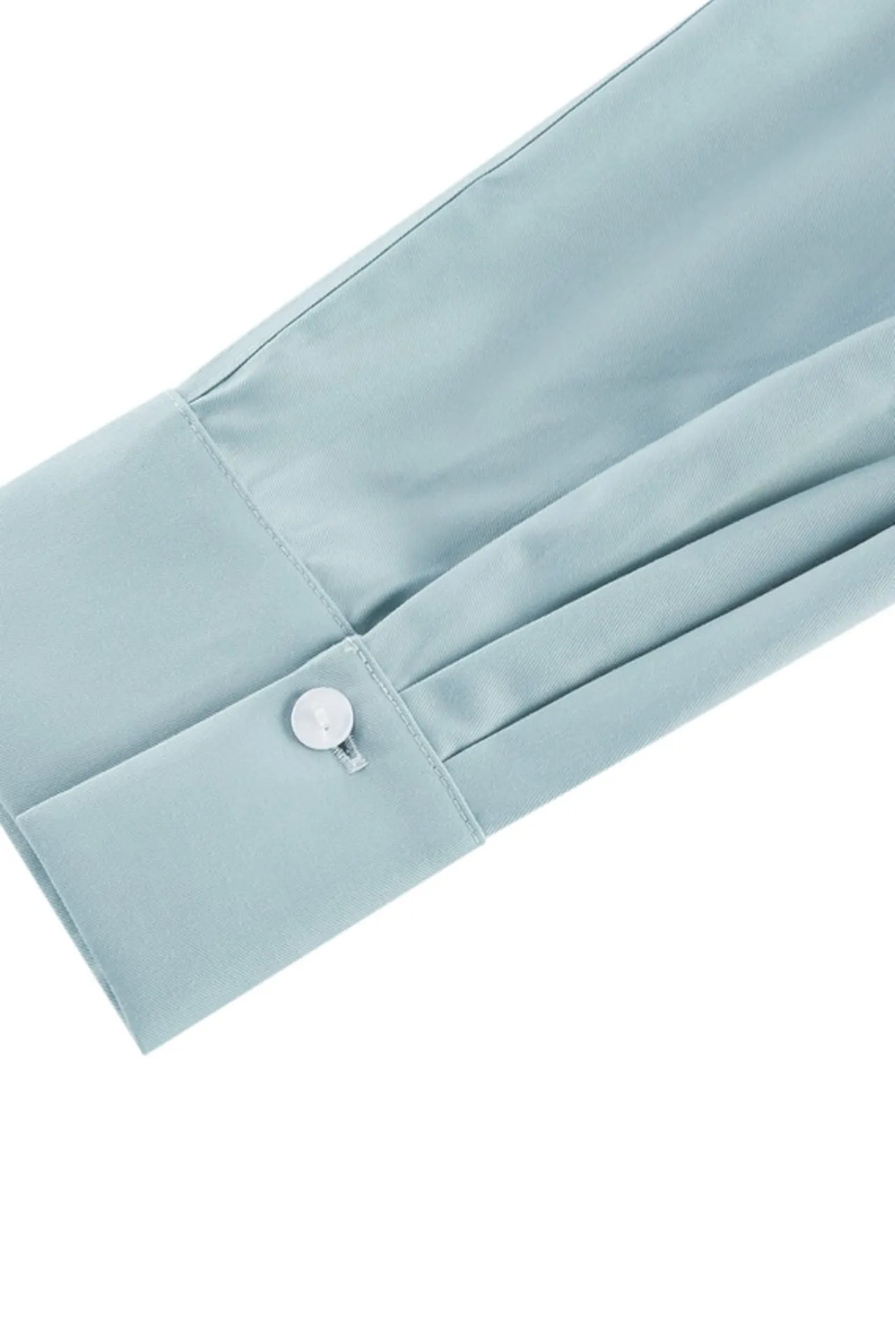 Modal Spandex Twill Shirt with Detachable Tie