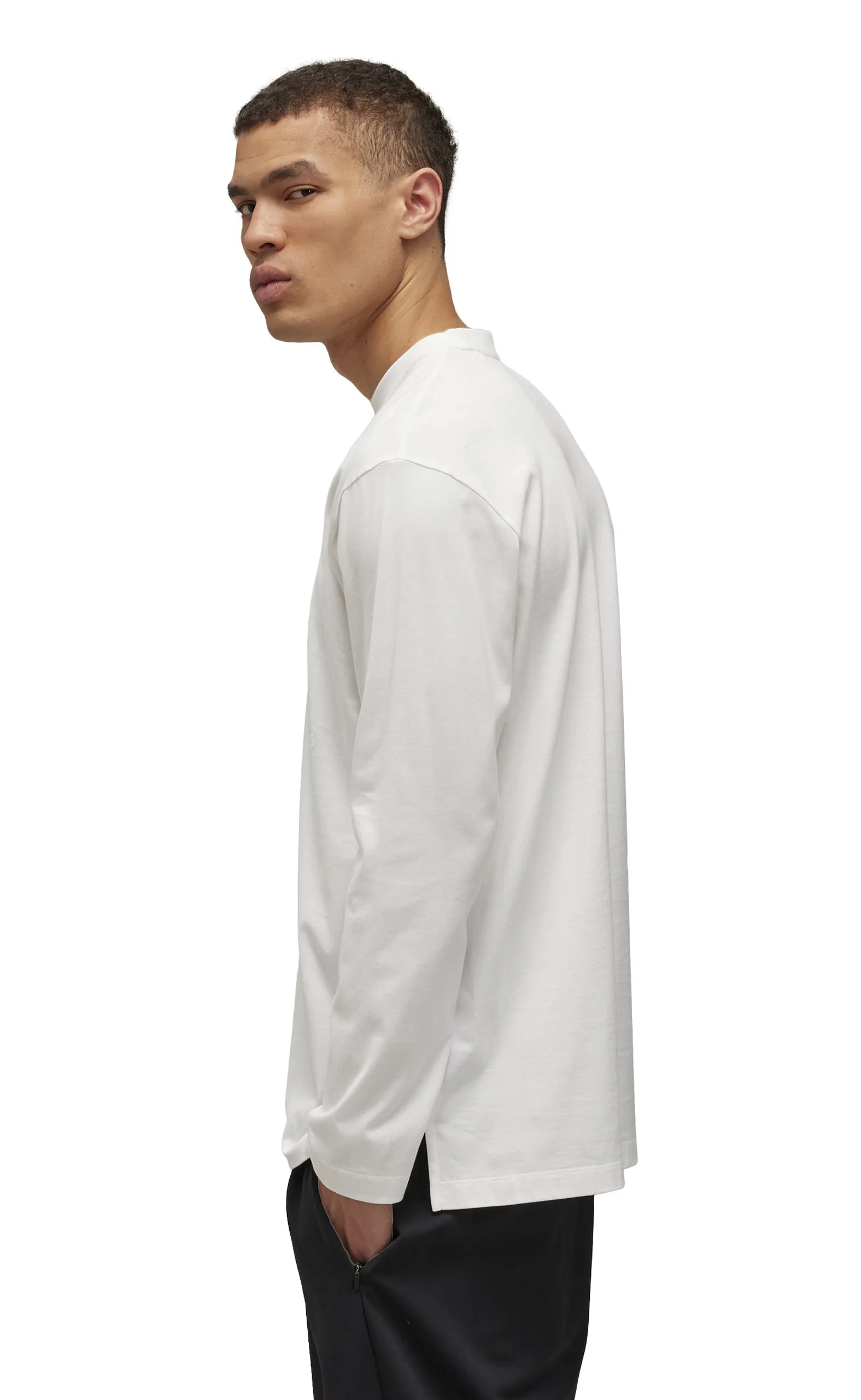 MONO LOGO WHITE LONGSLEEVE