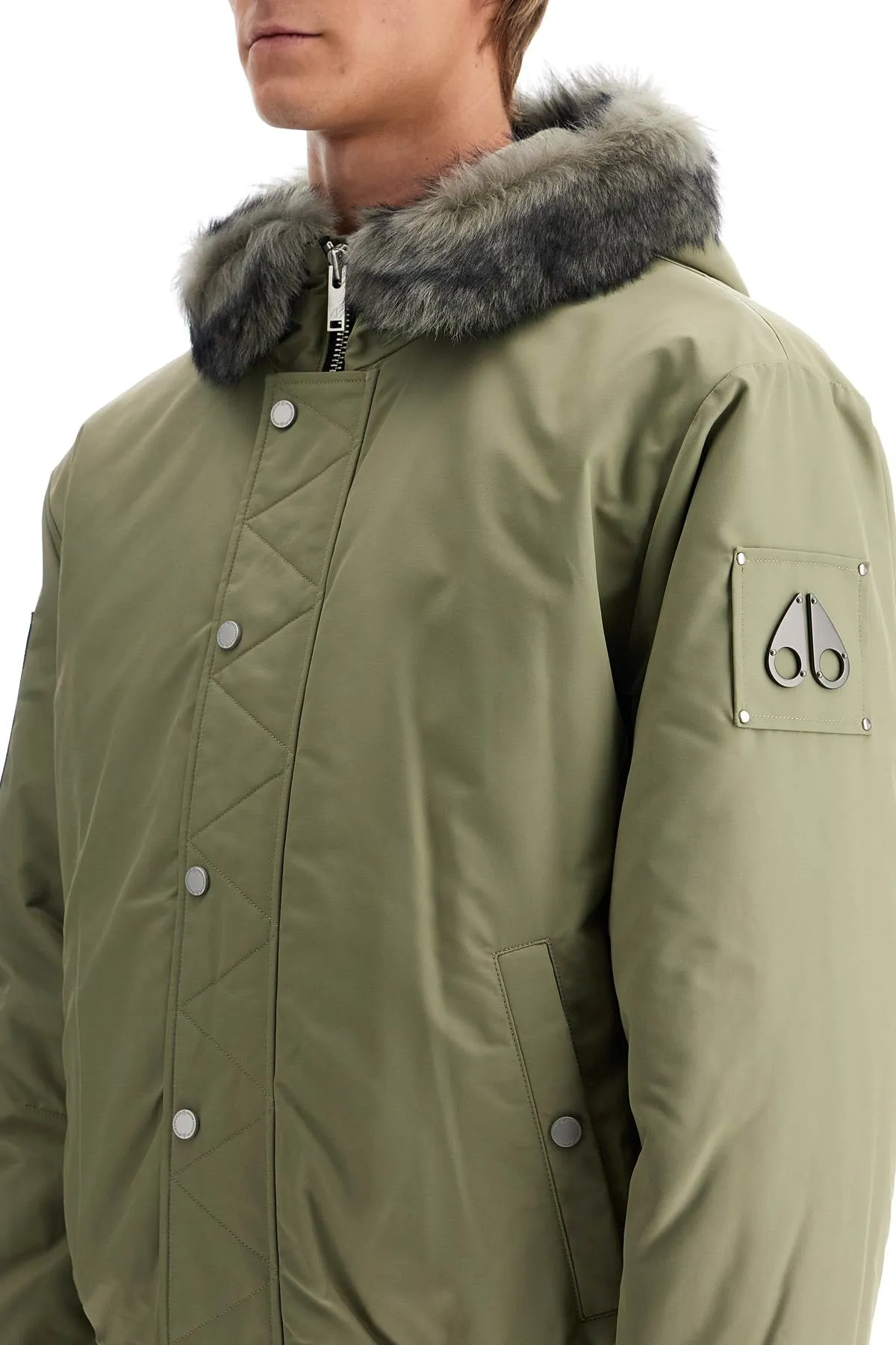 MOOSE KNUCKLES denali hooded bomber