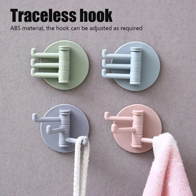 Multifunctional Hook Wall Hooks Hangers Self Adhesive Hanging Rack Holder Suction for Kitchen Wall Door Hook for Bathroom Accessories