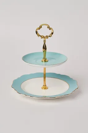 Pale Blue High Tea Stand