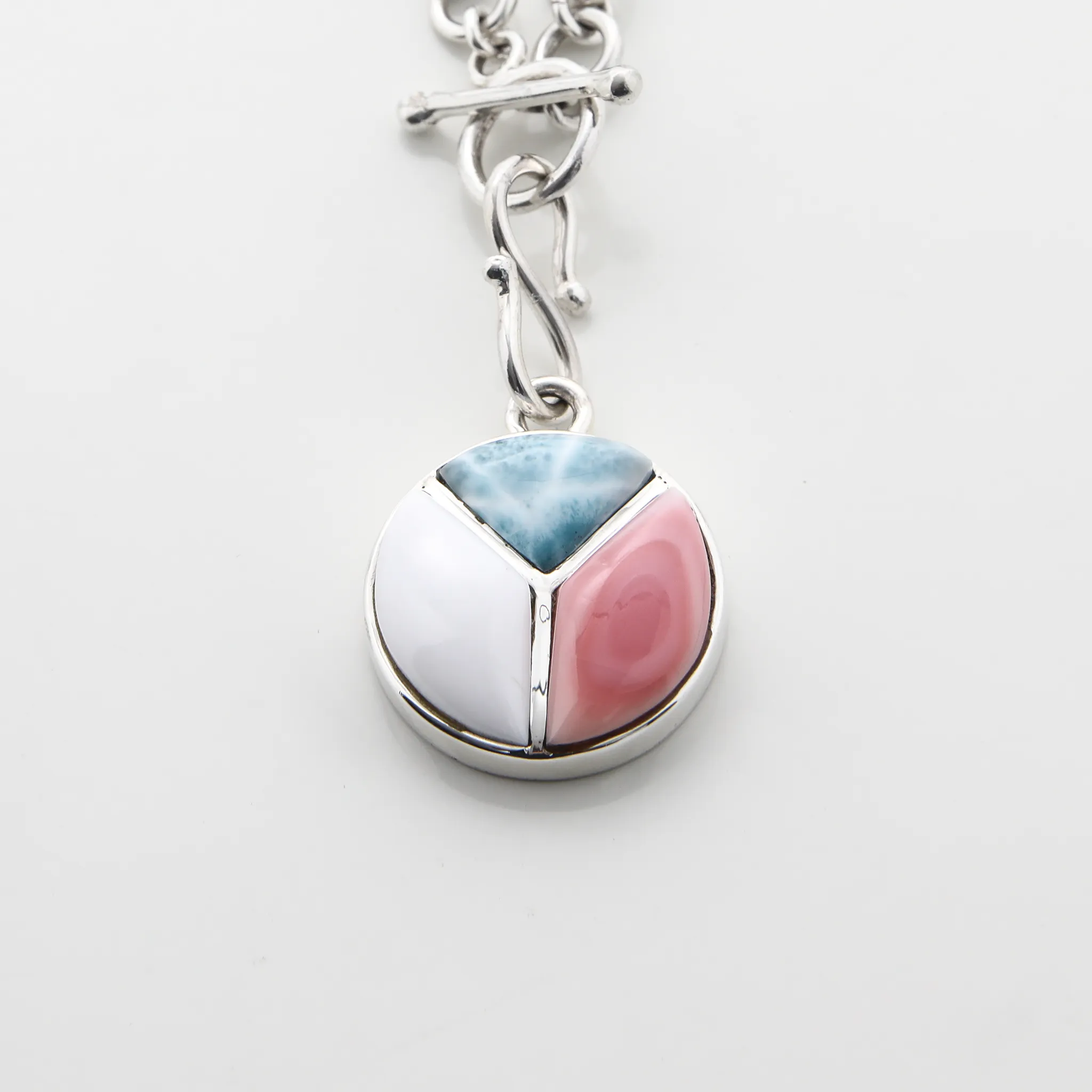 Pink Conch Peace Charm