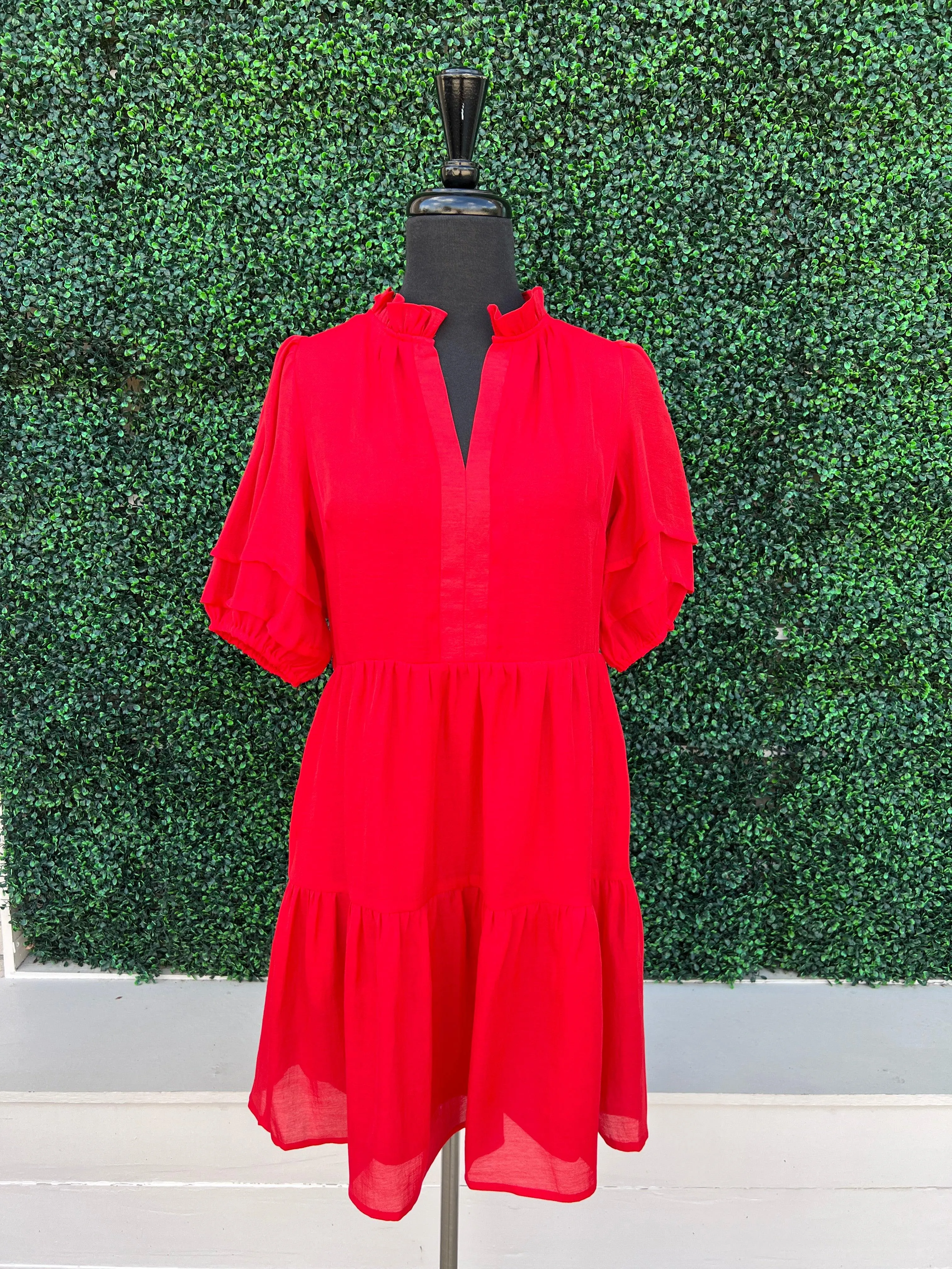 Ruffle Flame Dress