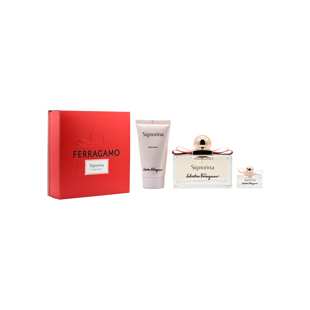 Salvatore Ferragamo Signorina Eau de Parfurm Gift Set 3pcs