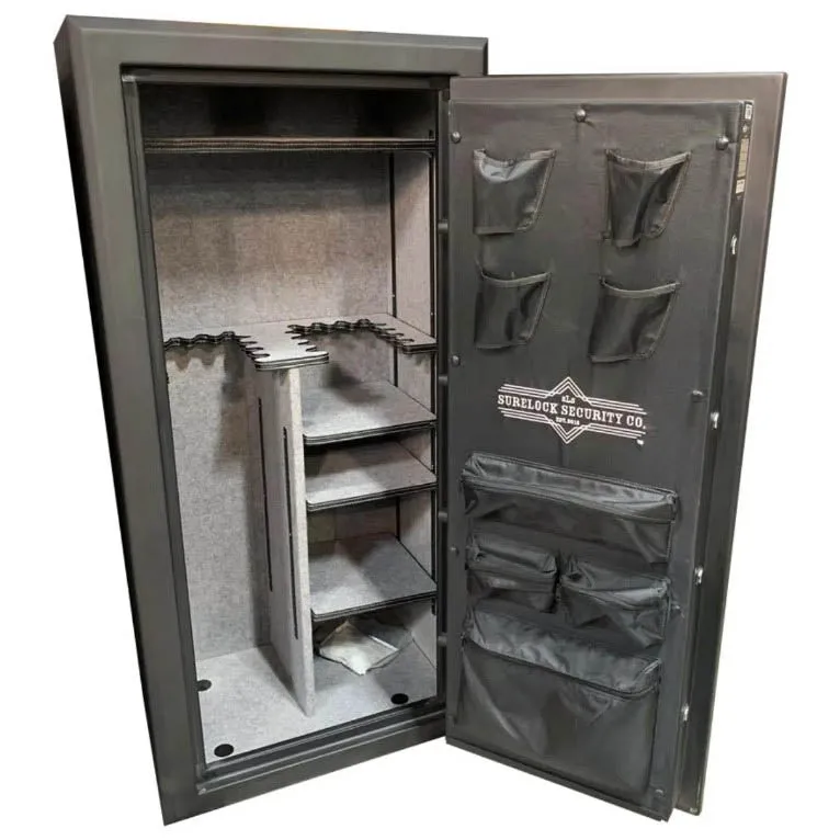 Surelock Security Co. Gun Safe Cascade 24 Textured with E-Lock 55Hx26Wx20D