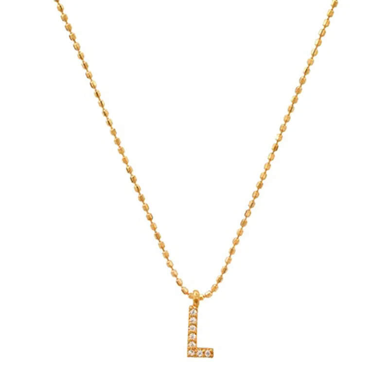 TAI RITTICHAI | CZ Initial Necklace