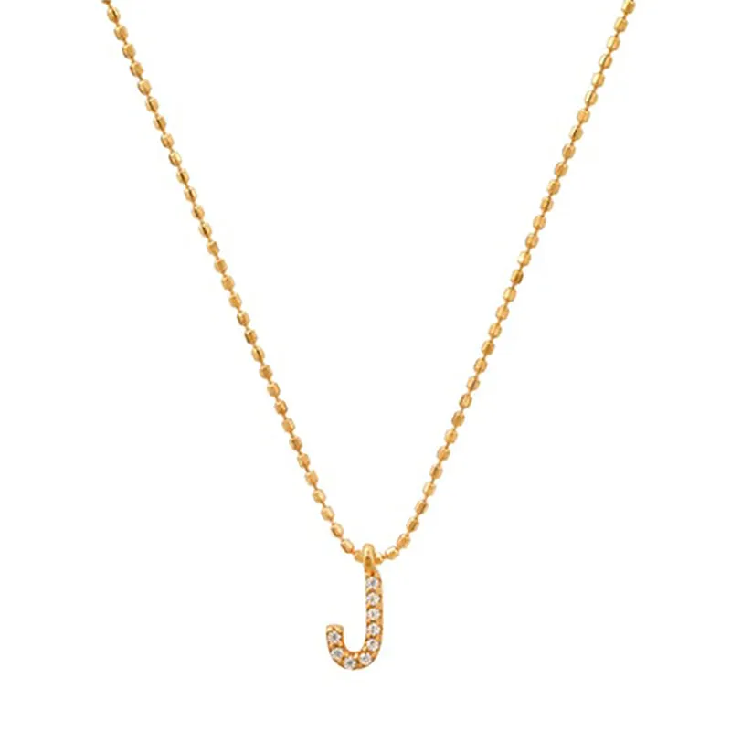 TAI RITTICHAI | CZ Initial Necklace