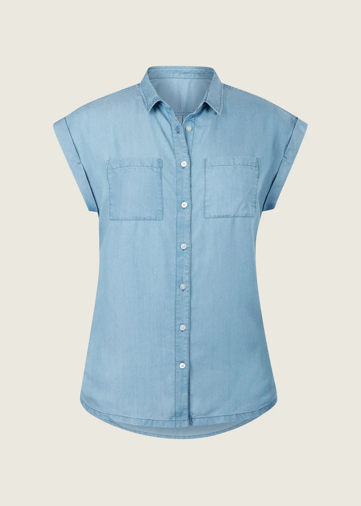 Tencel™ Rolled Cuff Shirt