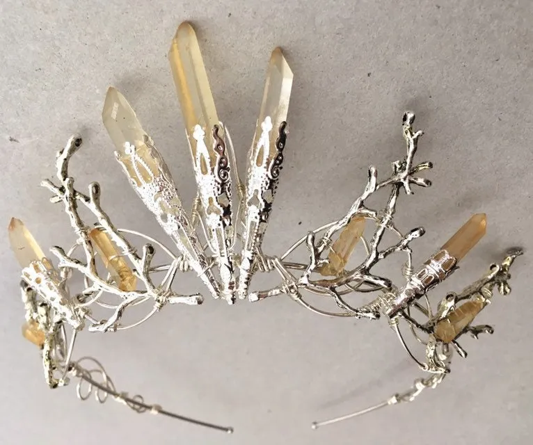 The CECILY Lemon Quartz Crown