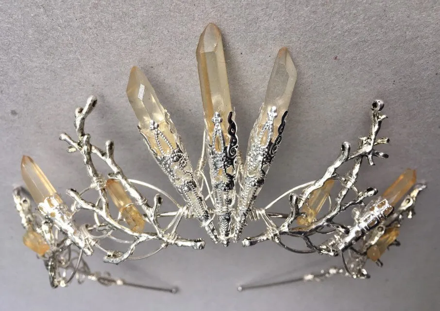 The CECILY Lemon Quartz Crown