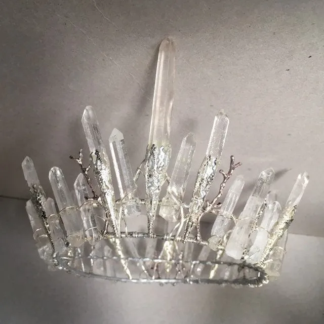 The HECATE Rock Crystal Full Crown