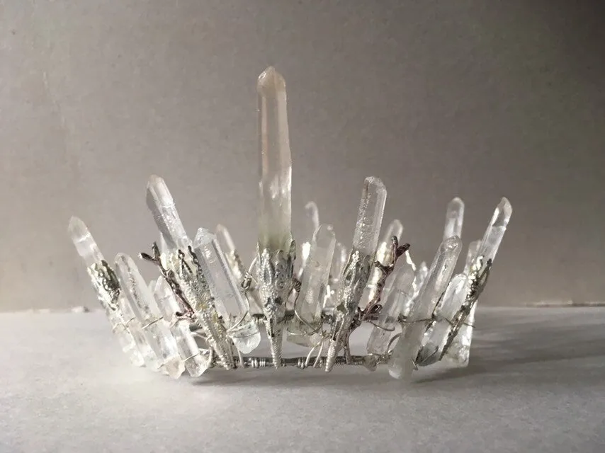 The HECATE Rock Crystal Full Crown