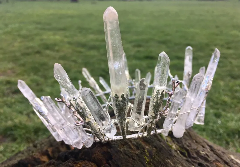 The HECATE Rock Crystal Full Crown