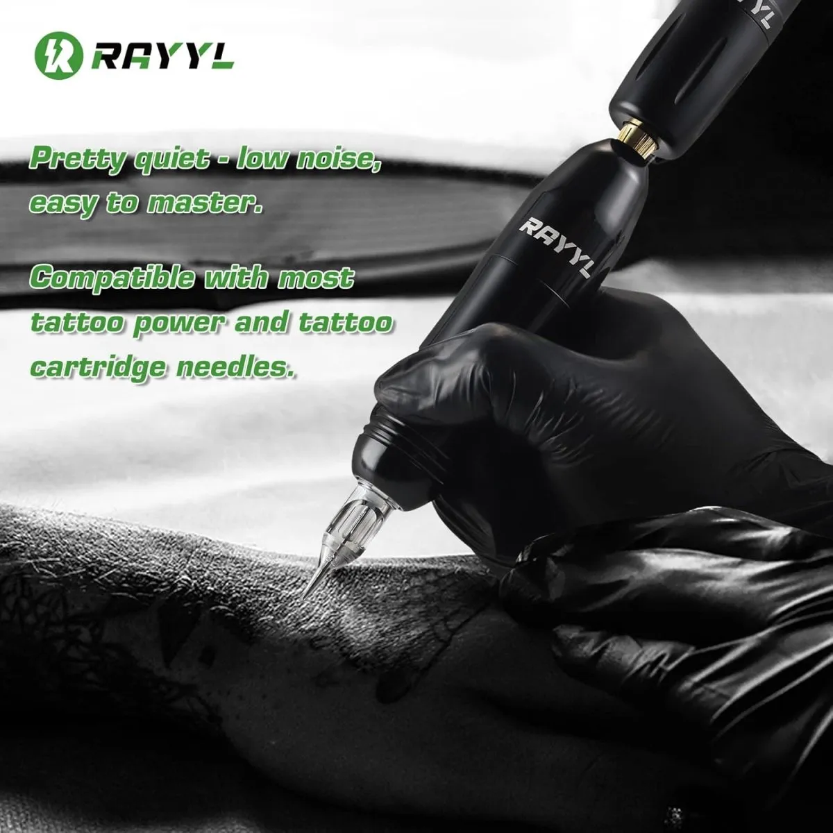 Wireless Tattoo Pen Machine Kit By Rayyl - For Beginner Tattoo Artists