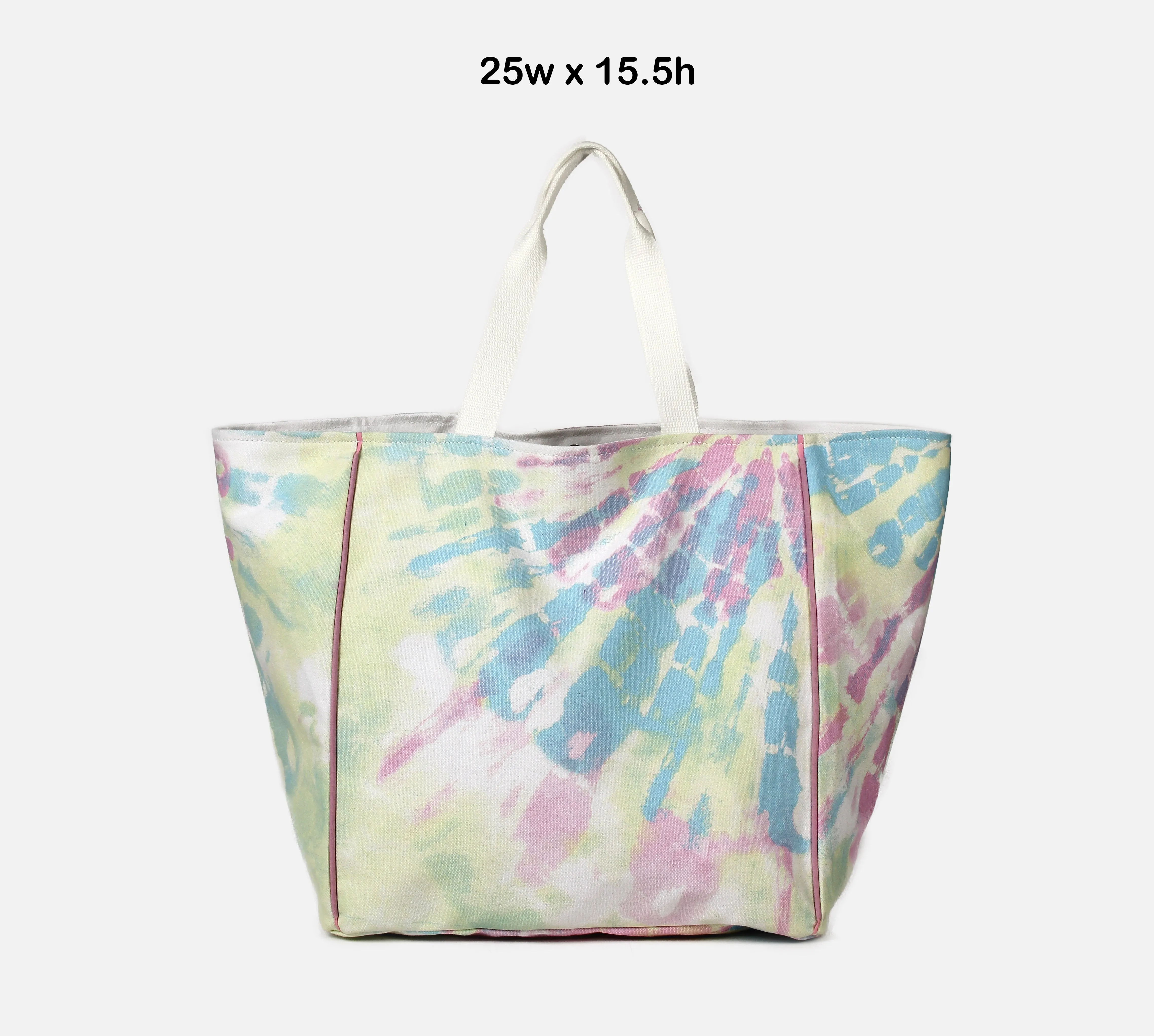 Women Multi Tie Dye Print Oversized Shopper Bag